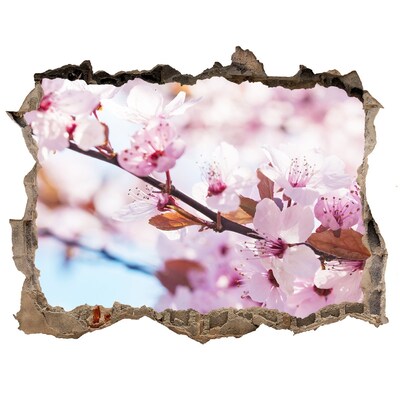 3D wall hole A floral oasis behind the wall