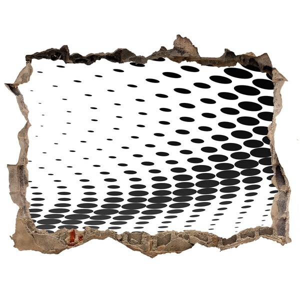 Hole in the wall decal Virtual space in the hole