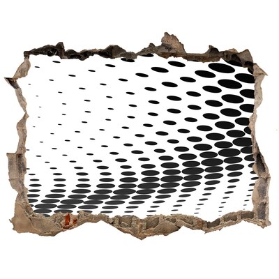 Hole in the wall decal Virtual space in the hole