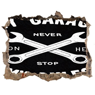 Hole in the wall decal Workshop on the rules