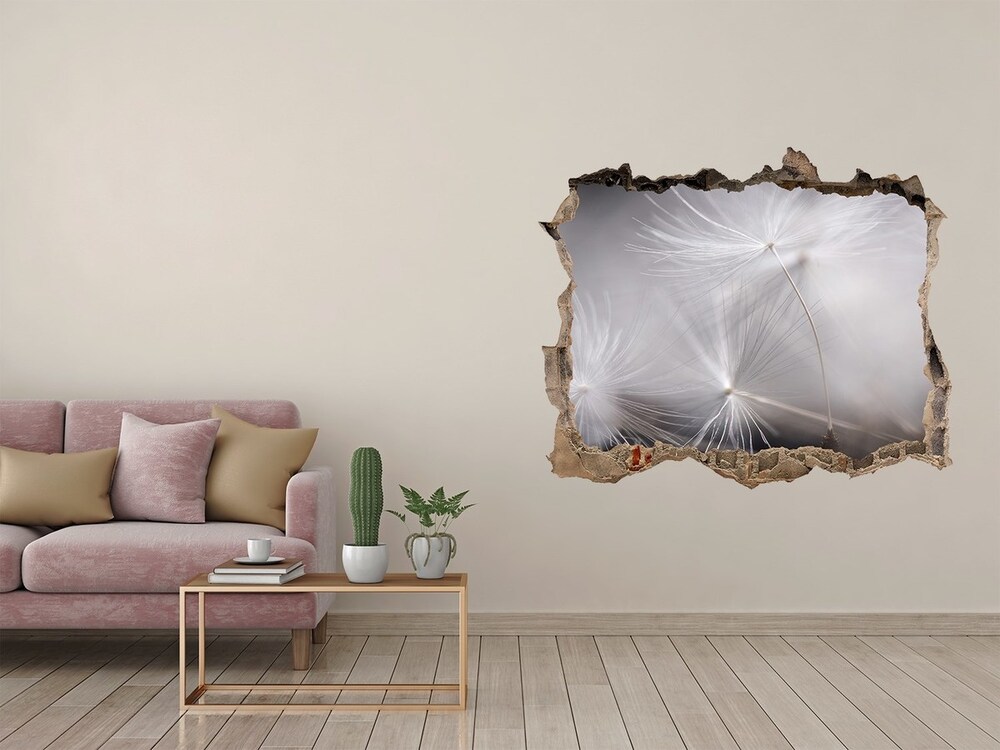 Hole wall sticker Dandelion seeds