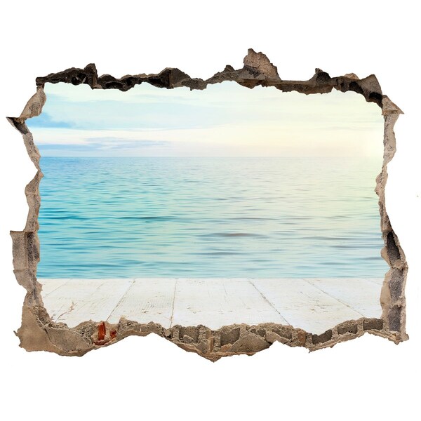 Hole in the wall sticker Sea view