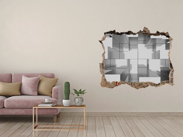 Hole in the wall sticker Space in concrete