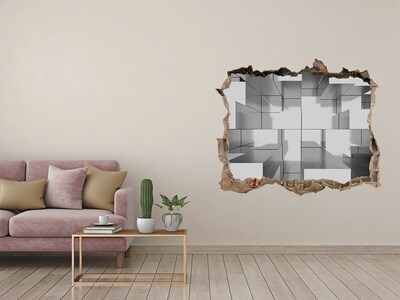Hole in the wall sticker Space in concrete