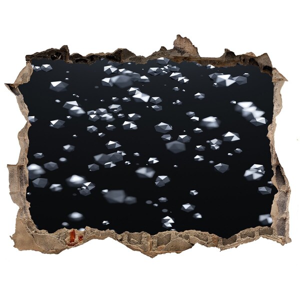 Hole in the wall decal Cosmic depth