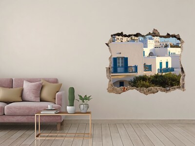 Hole in the wall decal Mykonos Greece