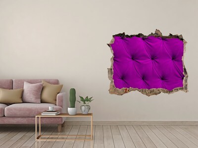 3D wall hole wallpaper Velvet wall