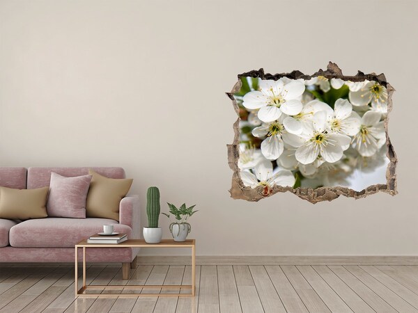 3D wall hole Cherry blossoms