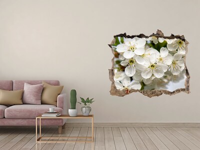 3D wall hole Flower garden behind the wall