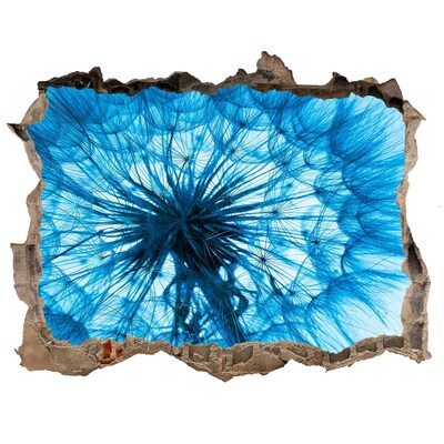 Hole wall sticker The underwater world in blue tones