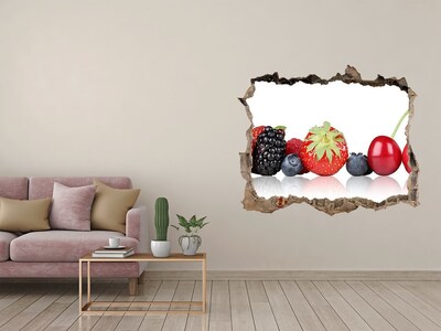 Hole wall sticker Fruit in a Hole in the Wall