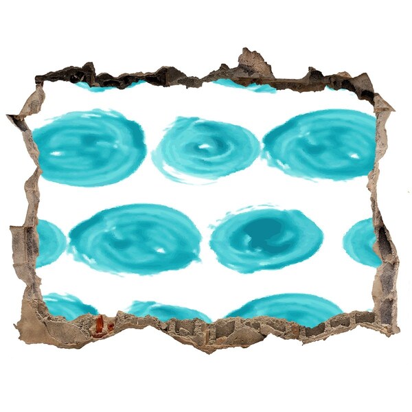 3D wall hole Turquoise Waters in the Hole
