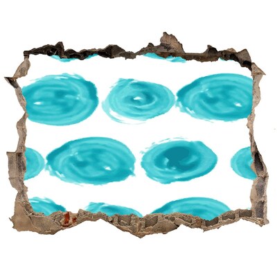 3D wall hole Turquoise Waters in the Hole