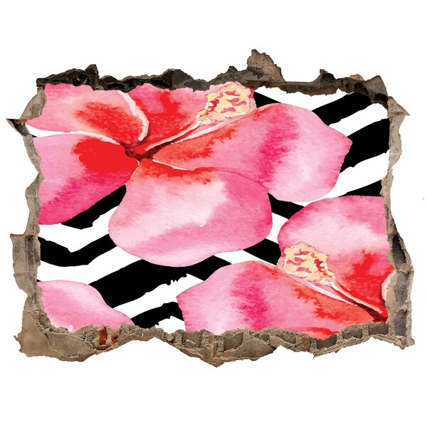 Hole in the wall decal Flower Hole in the Wall