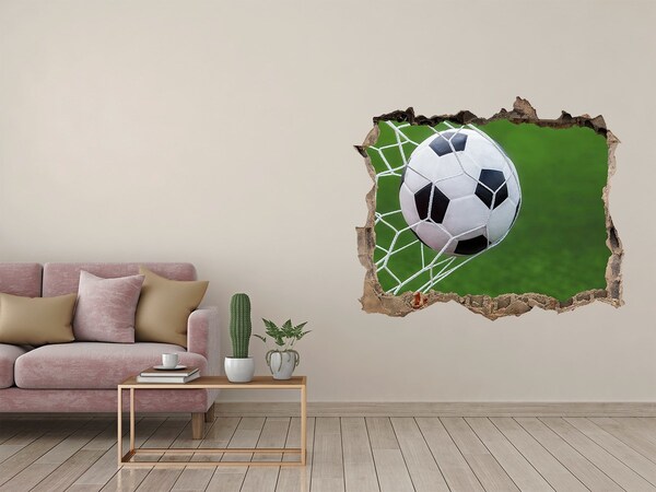 Hole wall sticker A goal in football