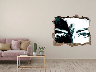 Hole wall sticker Abstraction woman