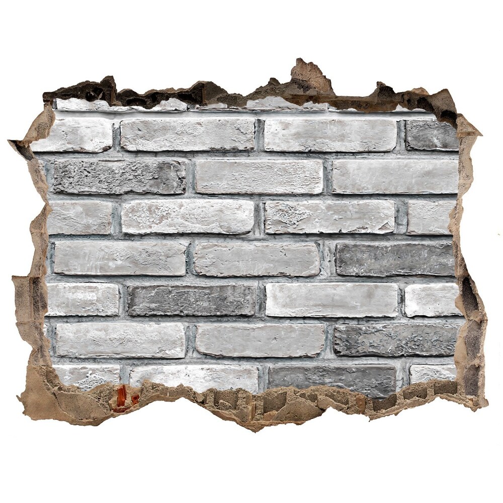 3D wall hole Brick wall