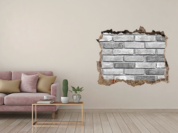 3D wall hole Brick wall