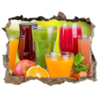 Hole wall sticker Fruit juices