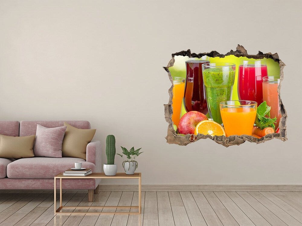 Hole wall sticker Fruit juices