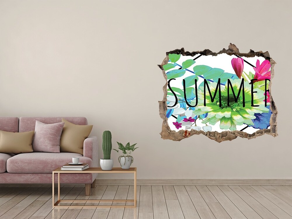 Hole wall sticker Summer