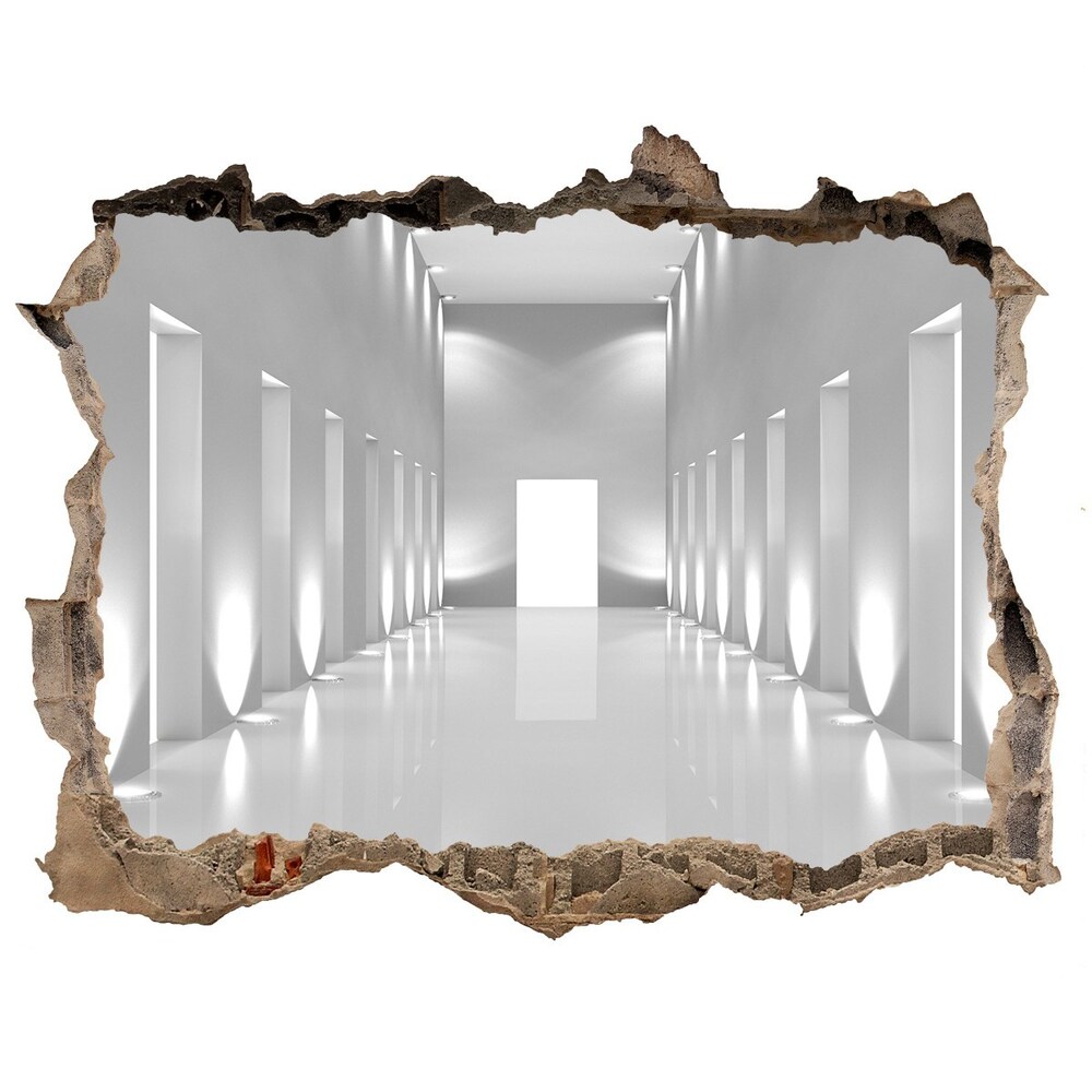 Hole wall sticker Corridor