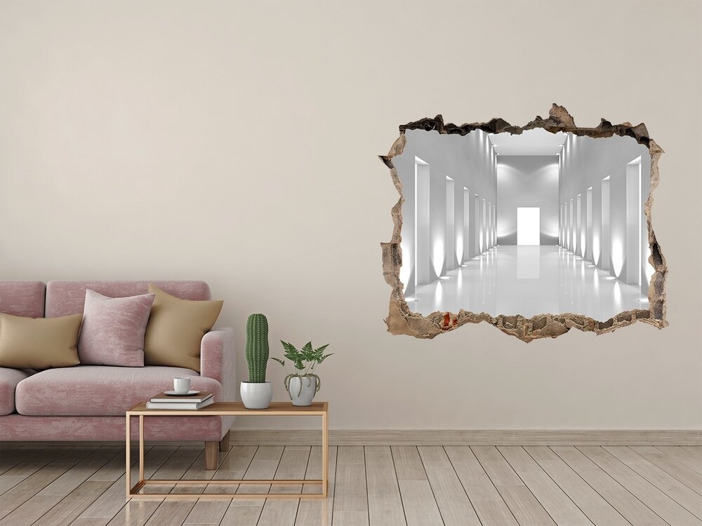 Hole wall sticker Corridor