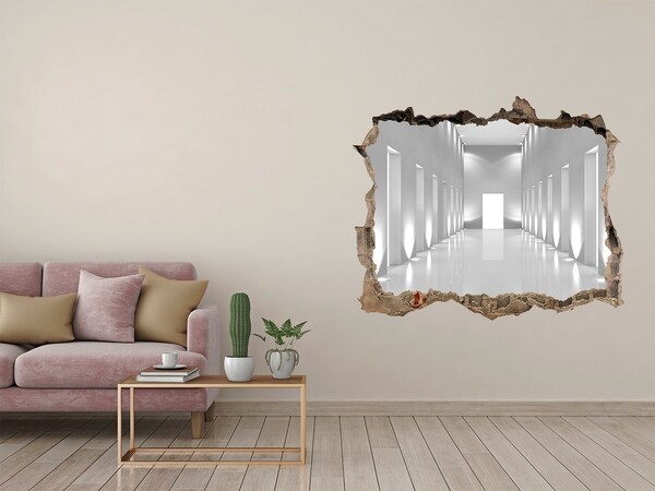 Hole wall sticker Modern art gallery