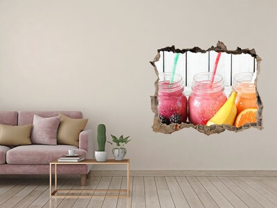 Hole wall sticker Fruit cocktails