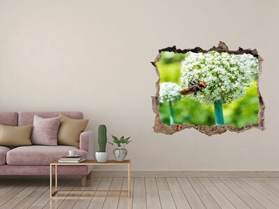 3D wall hole Flowering garlic