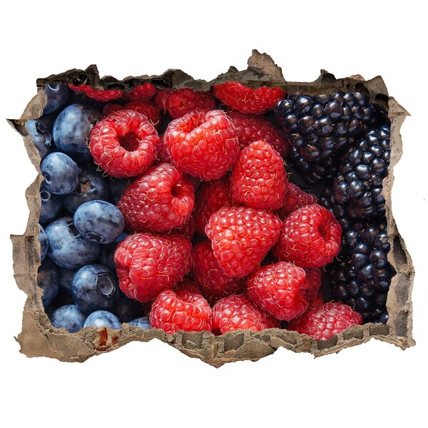 Hole in the wall sticker Fruit paradise in the wall