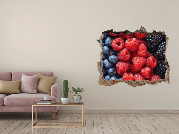 Hole in the wall sticker Fruit paradise in the wall