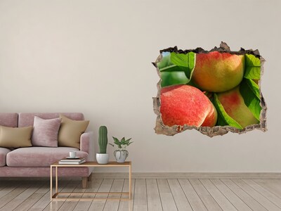 Hole in the wall sticker Peaches