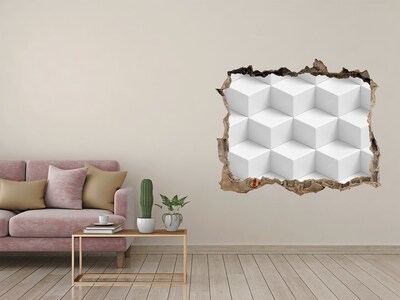Hole wall sticker The illusion of three-dimensional space