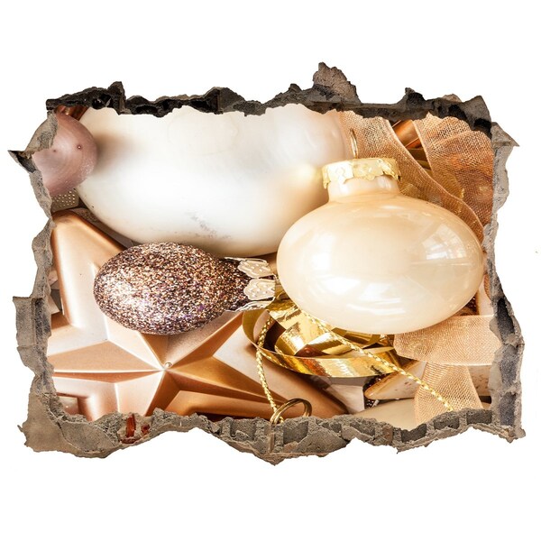 Hole wall sticker Hole in the Wall Christmas Decorations