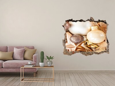 Hole wall sticker Hole in the Wall Christmas Decorations