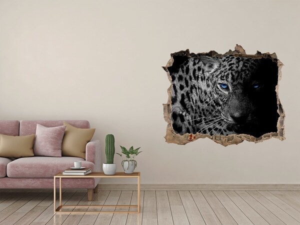3D wall hole Left Panther in the Ruins