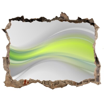 Hole wall sticker Wave abstraction