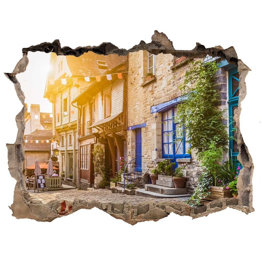 3D wall hole Charming street