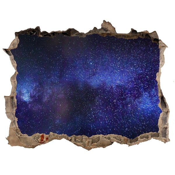 3D wall hole Milky Way