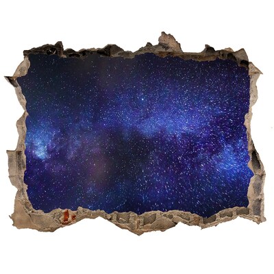 3D wall hole Milky Way