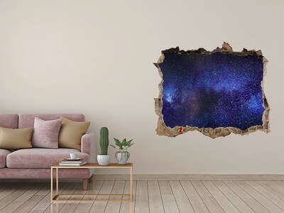 3D wall hole Milky Way