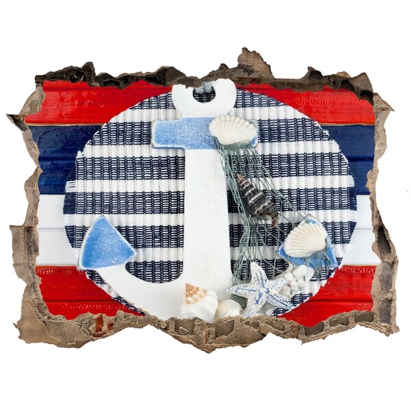 3D wall hole Sea adventure with shells