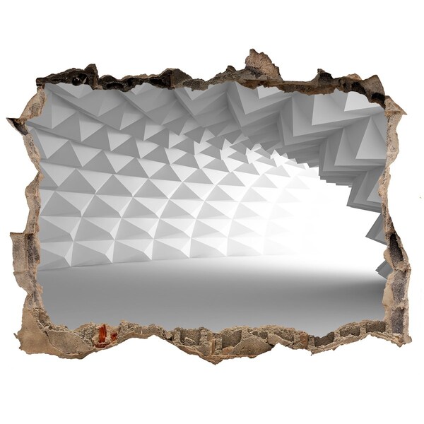 Hole wall sticker Tunnel abstraction