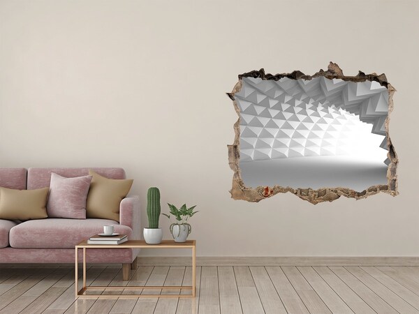 Hole wall sticker Tunnel abstraction