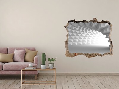 Hole wall sticker Modern 3D space