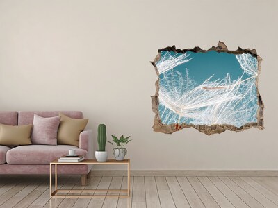 Hole in the wall sticker Dandelion seeds