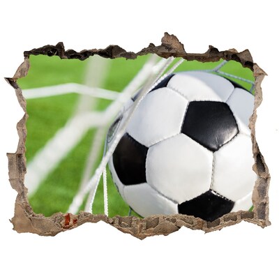 Hole in the wall decal Ball in the goal