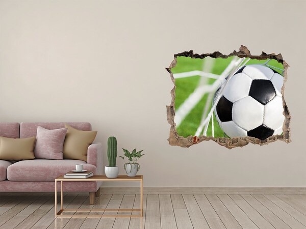 Hole in the wall decal Ball in the goal