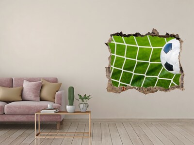 Hole in the wall decal Ball in the goal